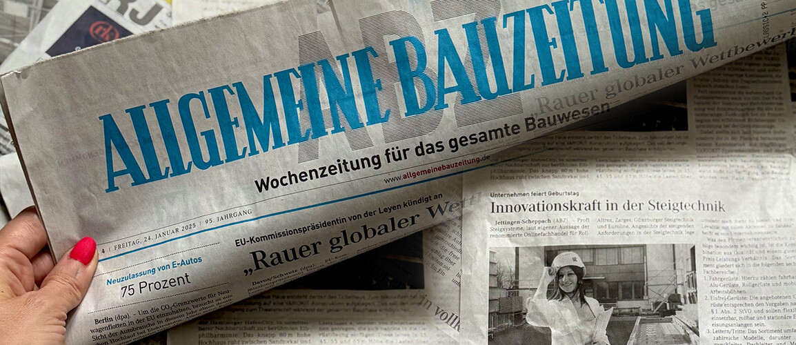 Profi Steigsysteme Bekannt aus der Fachpresse