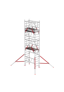 Mitower Plus mit Safe-Quick-Geländer 6,20 m Holz