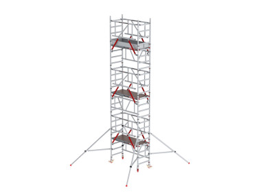 Mitower Plus mit Safe-Quick-Geländer 6,20 m Holz