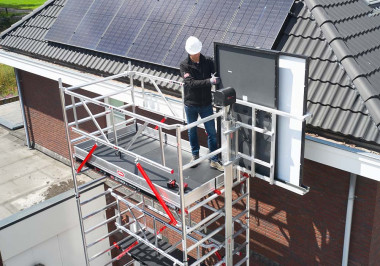 RS TOWER 52 Rollgerüst AH 8,20 m L 1,85 m Holz