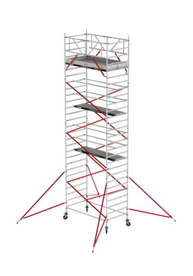 RS TOWER 52 Rollgerüst AH 9,20 m L 3,05 m Holz