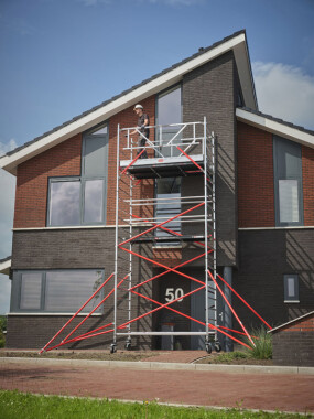 RS TOWER 52 Rollgerüst AH 10,20 m L 2,45 m Holz