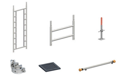 Set mit 2 Durchgängen + Leiter