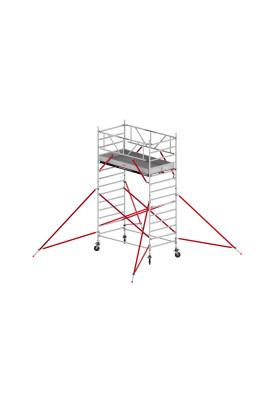 RS TOWER 52-S  Rollgerüst AH 5,20 m L 2,45 m Holz