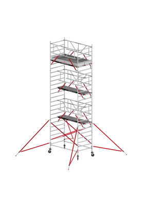 RS TOWER 52-S  Rollgerüst AH 8,20 m L 2,45 m Holz