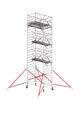 RS TOWER 52-S  Rollgerüst AH 9,20 m L 2,45 m Holz