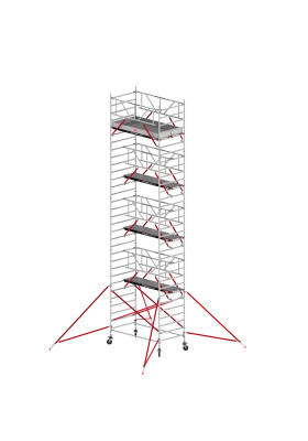 RS TOWER 52-S  Rollgerüst AH 10,20 m L 3,00 m Holz