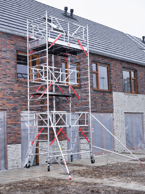 RS TOWER 52-S  Rollgerüst AH 11,20 m L 2,45 m Holz