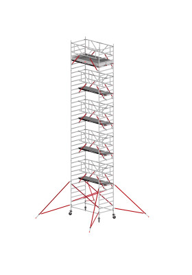 RS TOWER 52-S  Rollgerüst AH 12,20 m L 3,00 m Holz