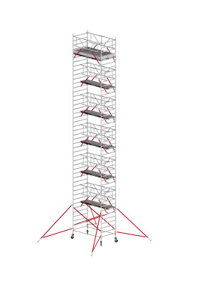 RS TOWER 52-S  Rollgerüst AH 14,20 m L 1,85 m Holz