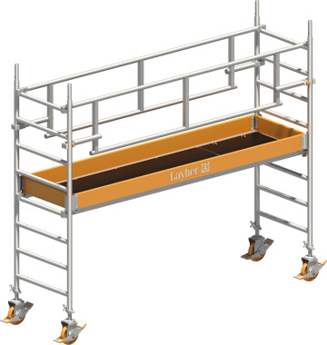 Rollgerüst P2 Safety mit Doppelgeländer AH 3,20...