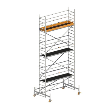 Layher Rollgerüst mit Telegeländer...