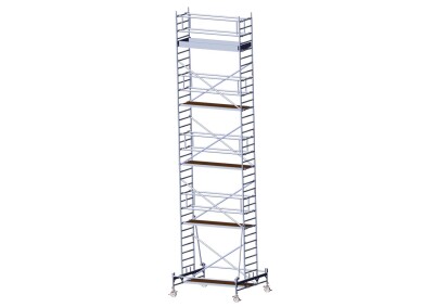 Rollgerüst schmal DIN EN 1004 AH 10,60 m 2,50 m