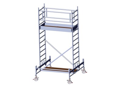 Rollgerüst schmal DIN EN 1004 AH 4,85 m L 1,90 m
