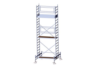 Rollgerüst schmal DIN EN 1004 AH 6,60 m L 1,90 m