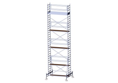 Rollgerüst schmal DIN EN 1004 AH 9,85 m L 2,50 m