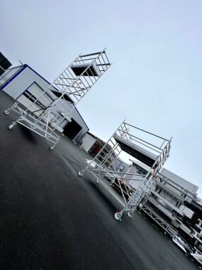 Rollgerüst FLEX 1,90 m / AH 4,85 m + 7,00 m