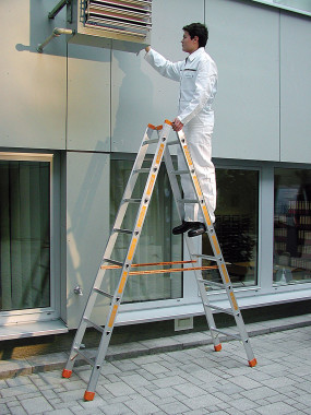 Sprossenstehleiter I Standhöhe 1,85 m