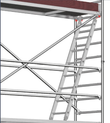 Layher Standleiter 75/8 – Gerüstteil Aus Alumini Produktbild-Vorschau 4
