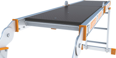 Kofferraumleiter 4 x 3 Sprossen + Plattform