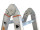 Kofferraumleiter 4 x 3 Sprossen + Plattform