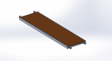 Belagbühne ohne Durchstieg 3,00  x 0,60 m