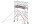 Rollgerüst SafeQuick® 51 AH 5,20 m Länge 2,45 m Holz