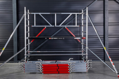 Rollgerüst SafeQuick® 51 AH 6,20 m Länge 3,05 m Holz