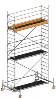 Layher Rollgerüst P2 Uni Arbeitshöhe AH 6,35 L 2,85 m B 0,75 m