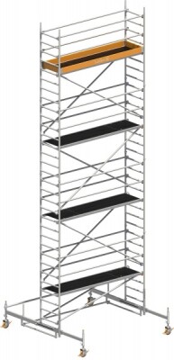 Layher Rollgerüst P2 Uni Standard Arbeitshöhe 9,38 m L 2,85 m B 0,75 m