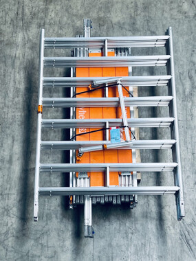 Layher Rollgerüst P2 Uni Breit Arbeitshöhe 4,20 m L 2,85 m B 1,50 m