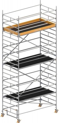 Layher Rollgerüst P2 Uni Breit Arbeitshöhe 7,20 m L 2,85 m B 1,50 m