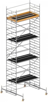Layher Rollgerüst P2 Uni Breit Arbeitshöhe 9,38 m L 2,85 m B 1,50 m