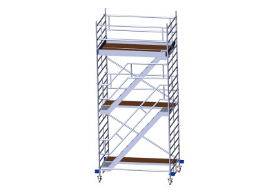 Fahrgerüst mit Treppe L 2,50 m AH 6,60 m