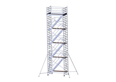 Fahrgerüst mit Treppe L 3,00 m AH 10,60 m