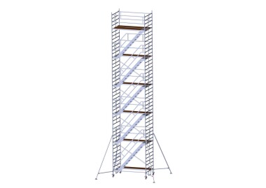 Fahrgerüst mit Treppe L 3,00 m AH 12,60 m